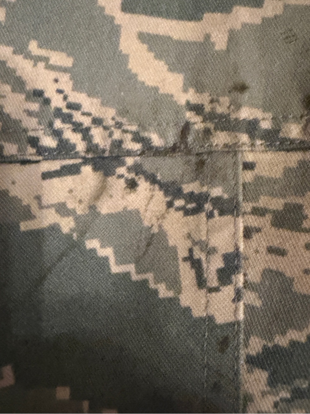 US Air Force Utility Coat Mens 40 XLong ABU Camouflage Field Jacket - Picture 5 of 10